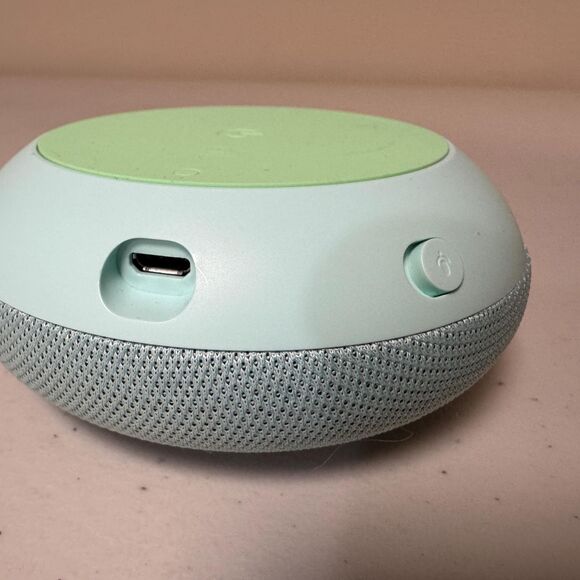 Google Nest Mini 2nd Gen Smart Home Speaker Light Blue Green Voice Control AI - Picture 5 of 6